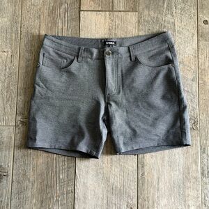 ST33LE Gray Denim-Style 5” Shorts